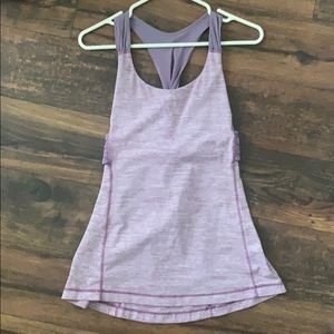 Lulumon Purple Athletics Workout Top
